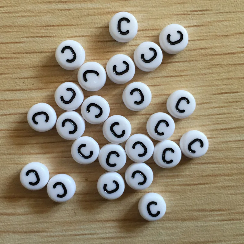 

single letter alphabet beads , acrylic beads letter beads