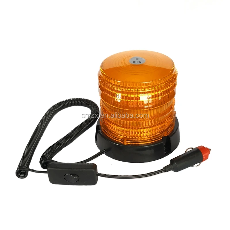 Yellow   Strobe Rotating Car beacon lamp  auto 48LED 2835SMD