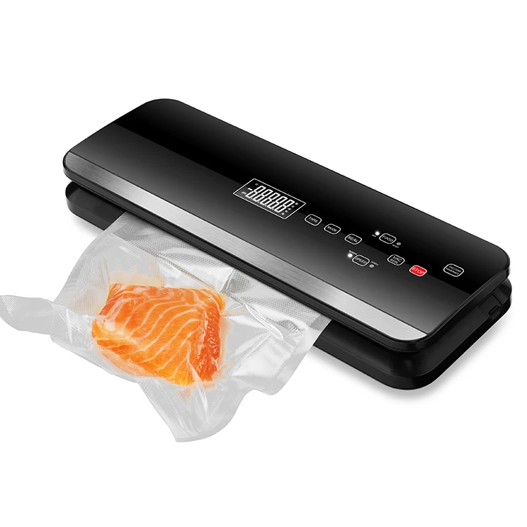 
Fully Automatic Vacuum Sealer Dry Moist Mode Built in Cutter and Starter Kit Sous Vide Bags Packaging Rolls For Vaccum Sealing 