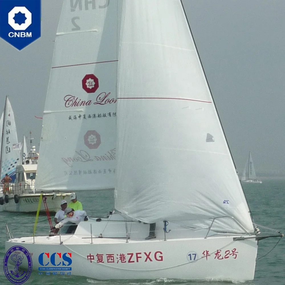 
26 ft OEM Custom Made in China Fiberglass Sailboats Racing Sailing Singhy Sail Yacht Sloop Boat for Sale 