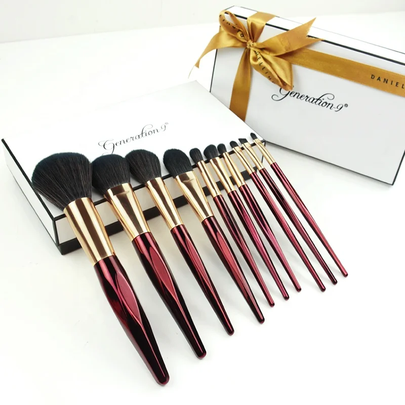
Wholesale Professional Makeup brush Set Facial Cosmetic Brush Make Up 10pcs 