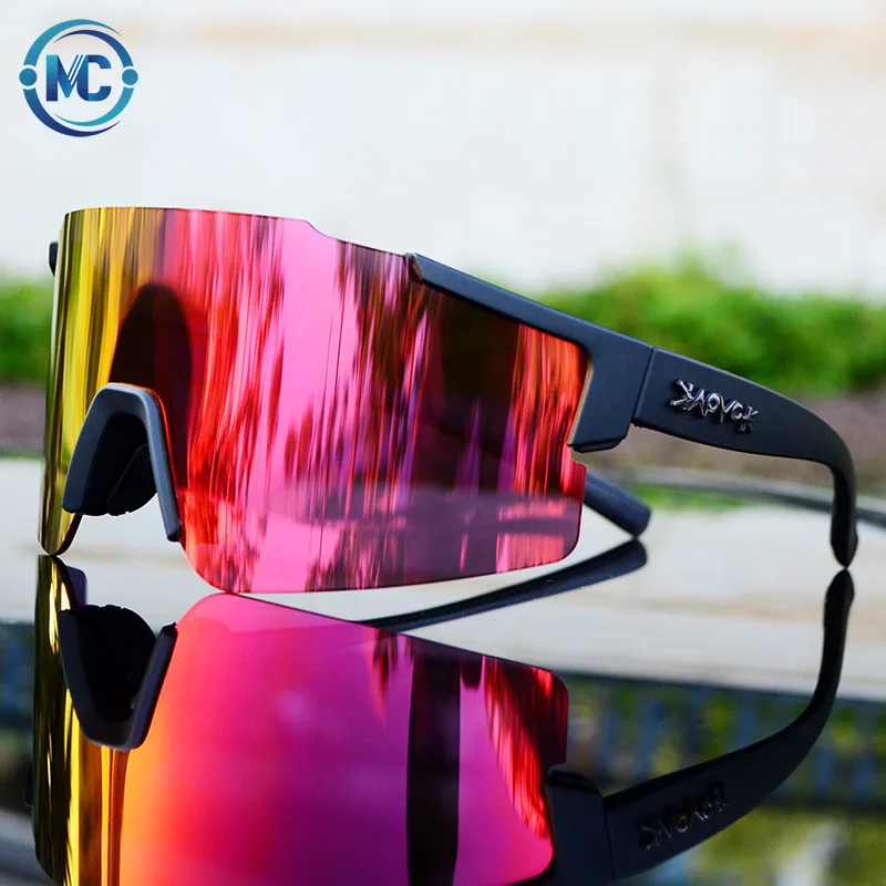 

Fashion outdoor sports cycling glasses men and women new rimless road bike glasses, Colors