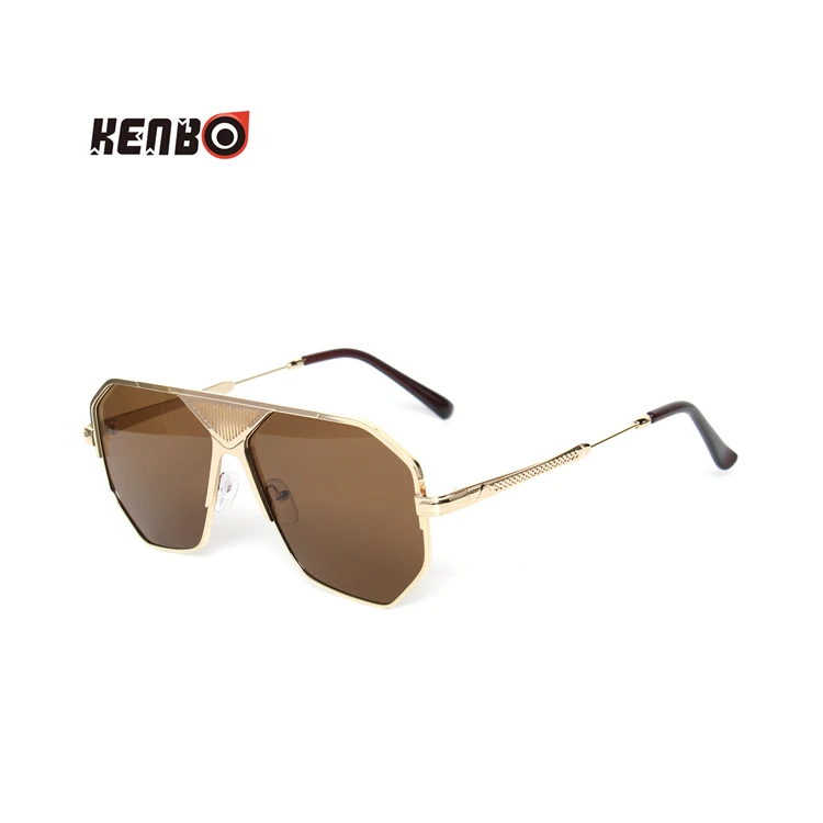 

Kenbo 2020 Fashion Metal Sunglasses Retro Hexagon Sun Glasses Classic UV400 Unisex Shades