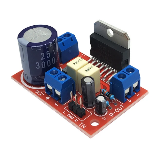 

2x35W Double Channel Fever Material High Power Amplifier Board Car Audio Amplifier Module TDA7377