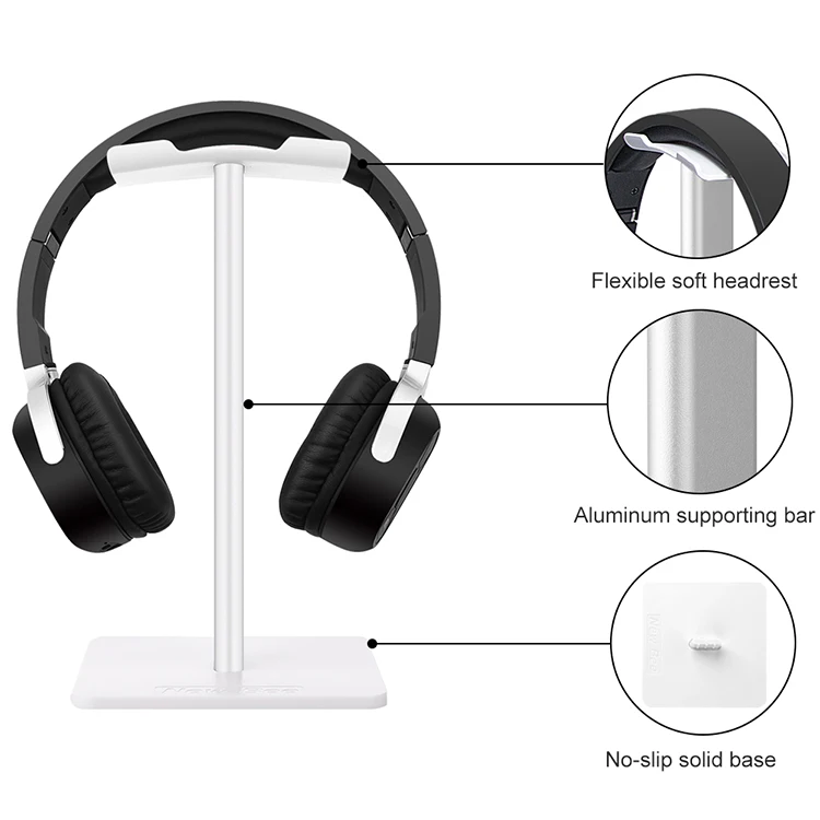 New Bee NB-Z1 Universal Headphone Stand Headset Display Holder Desk Stand Hanger