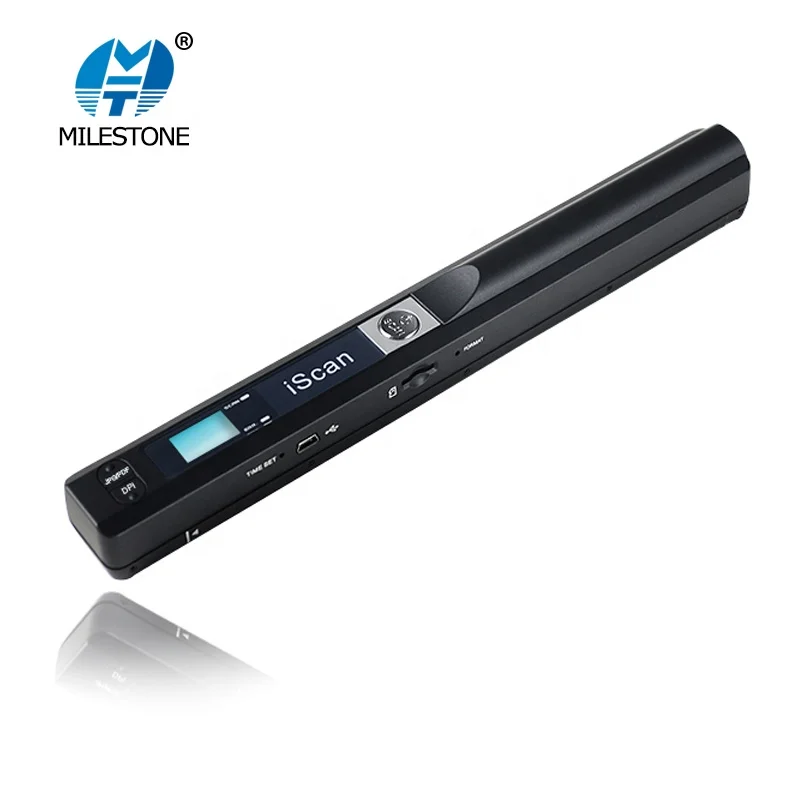 

iScan 02A high speed mobile portable document scanner best, Black
