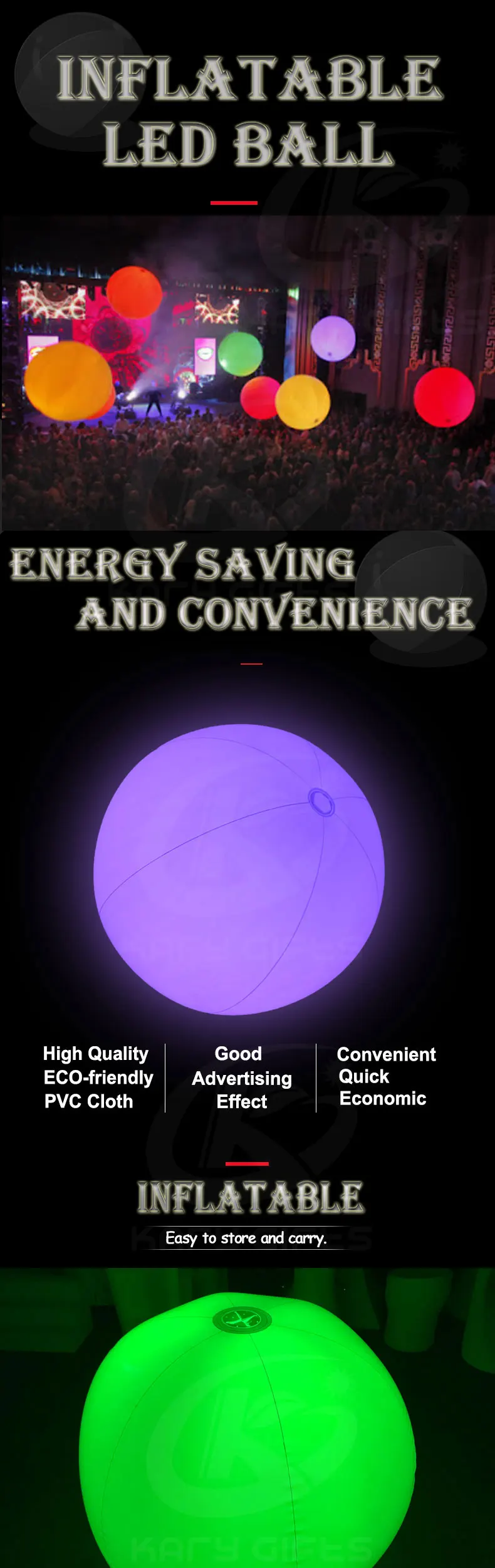 Waterproof Beach Ball Inflatable Lighting Pvc Ball Buy Pvc Ball