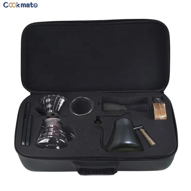 

Eco-friendly Food Grade Quality Portable Bag V60 Coffee Maker Gift Set Accessories, Customized