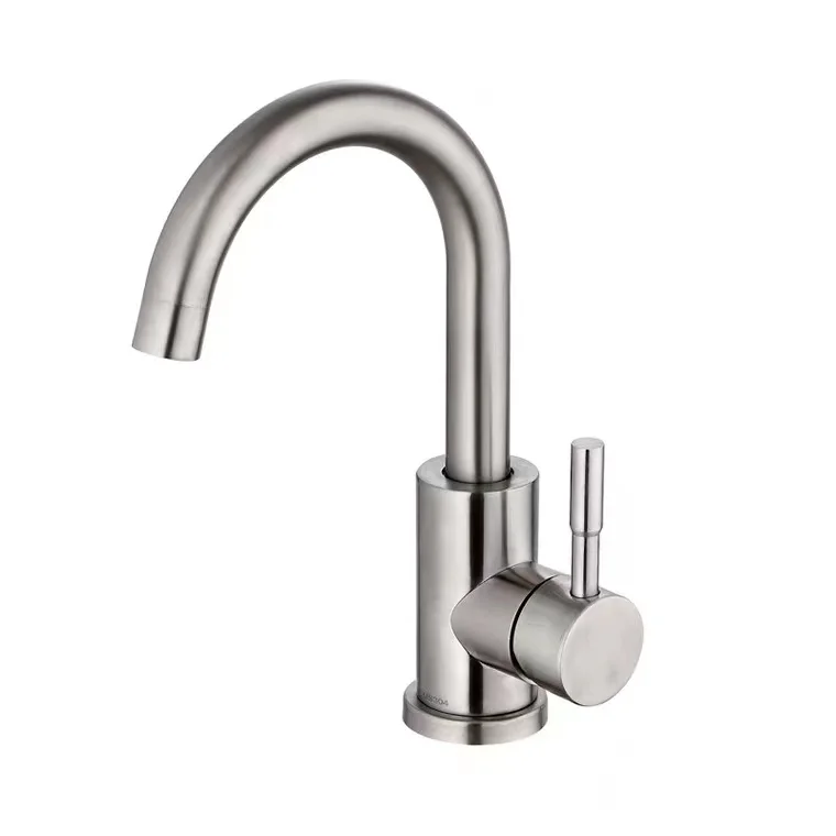 

Modern Lead-Free Vessel Lavatory Basin Mixer Tap Commercial Faucet with Supply Hose