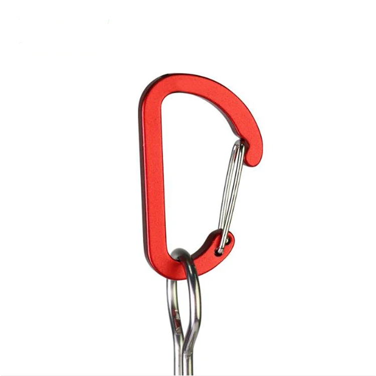 

Outdoor Camping Tent Wind Rope Buckle with Aluminum Alloy Wire Spring Hook Curtain Pallet Outdoor Accessories, Multicolor options