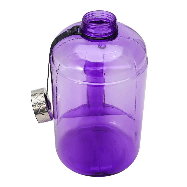 

2020 hot amazon 3.78L gallon Large Capacity Water Bottle Stainless steel cover for GYM outdoor sport custom logo packing, Customized color acceptable