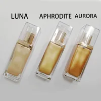 

Luxury Branded all-over face and body liquid highlighter 3 colors sun-touched shimmer body highlighter