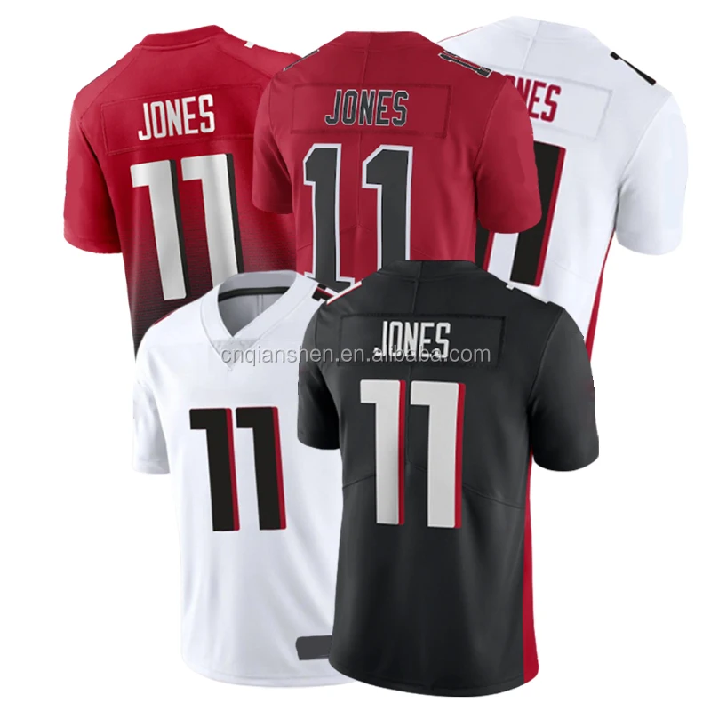 

Julio Jones 11 American Football Club Teams Uniform Jersey 3D Embroidery Logo Mens T Shirt Wear Cheap Low Moq Wholesale