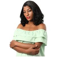 

Wholesale top grade black women 10A+ 8 to 30 inch Natural Color loose wave lace wigs human brazillian hair