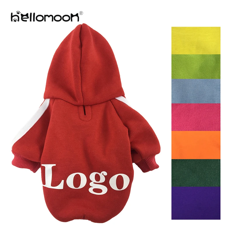 

Hellomoon LOGO Customization Cotton Large Dog Custom Blank Dog Hoodie, Custom color