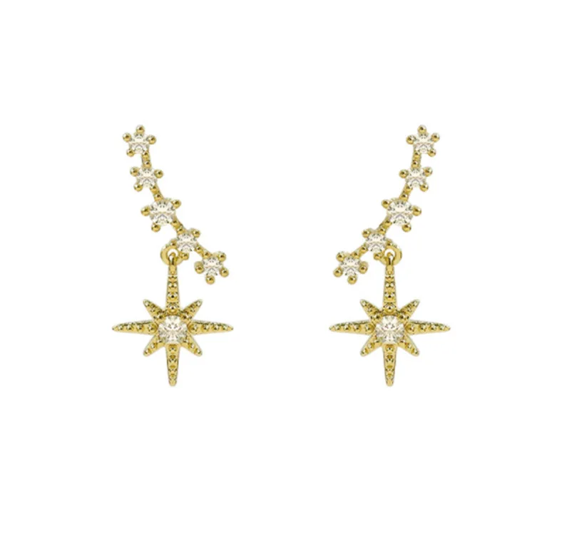 

Wholesale Favorite DIY Metal and Rhinestone Beads Gold Filled Earrings Badge Shape Crystal Fashion Earring