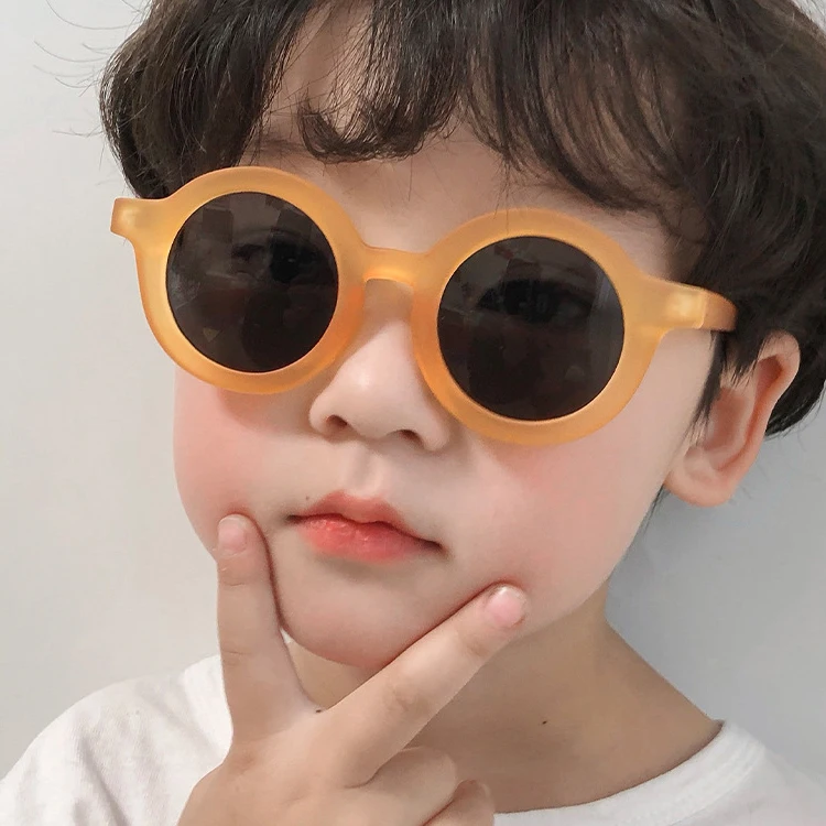 

sample available kids round frame retro children cute shades colorful boys cool sunglasses, As the picture shows