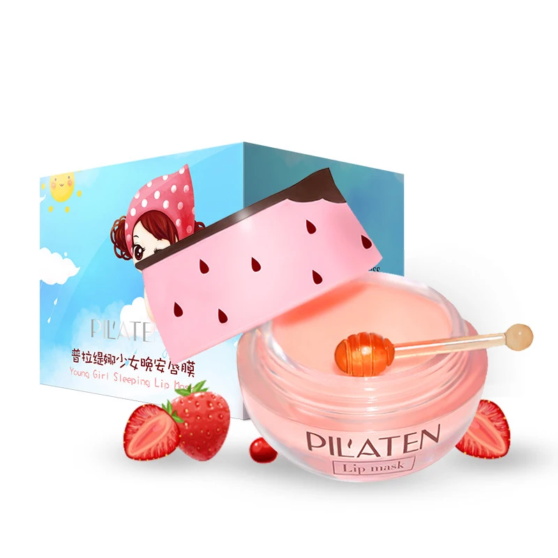 

Korean Gold OEM Crystal Box Golden Beauty Pack Color Feature Form Oil lip mask coconut lip mask lip scrub and mask