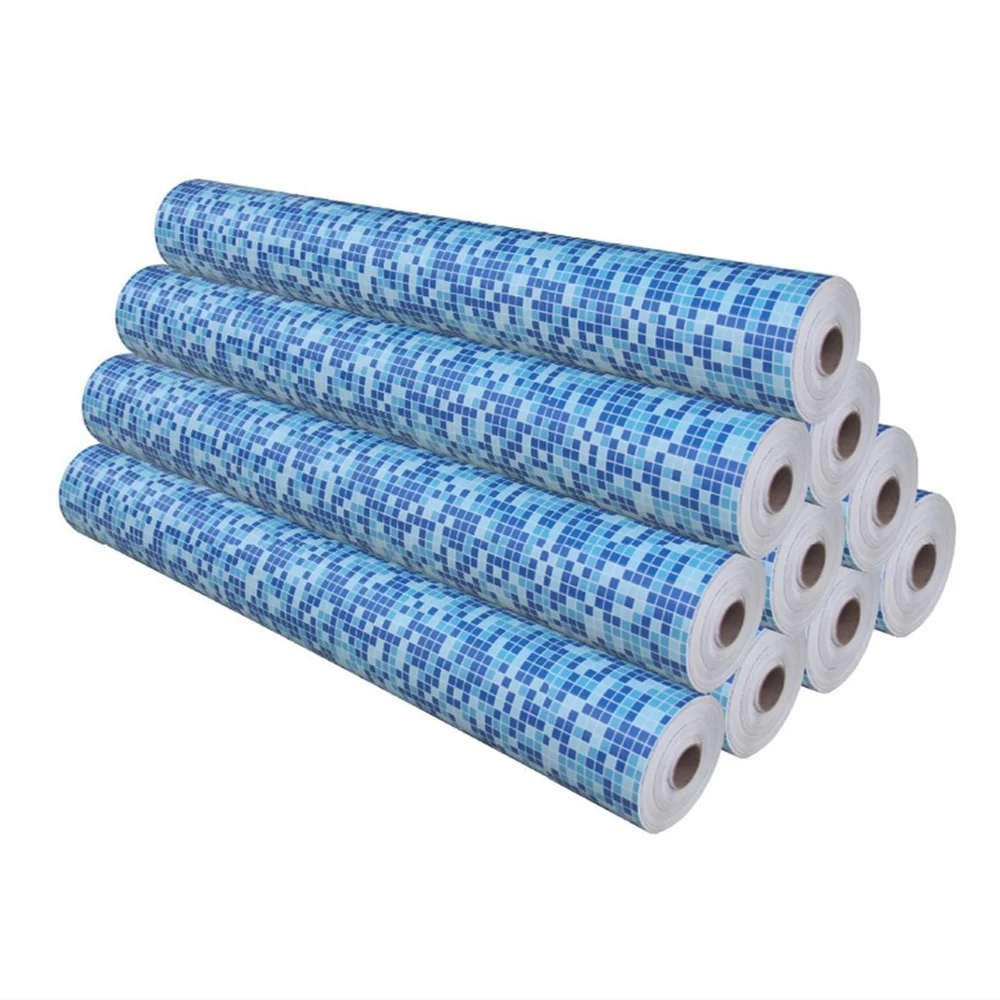 

blue vinyl pool liner, swimming pool PVC liner