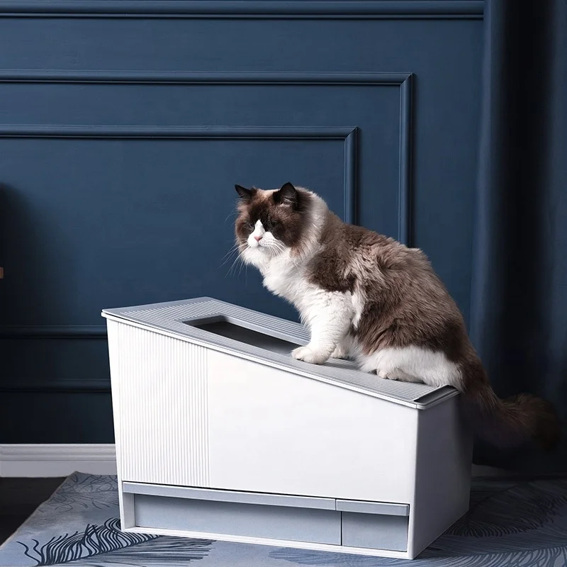 

Automatic cat toilet Self cleaning cat litter box, Yellow, green,grey
