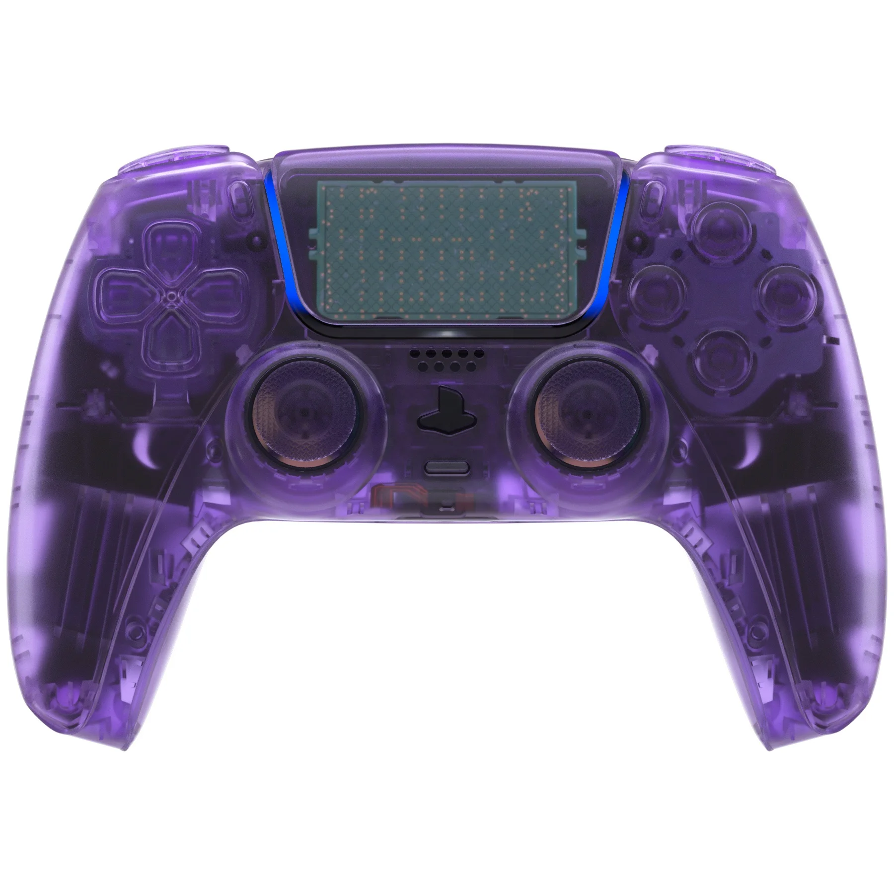 

PS5 Accessories Mod Clear Purple Faceplate Front Back Custom Cases Button Kits Playstation5 Shell For PS5 Wireless Controller