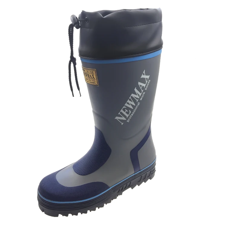 

Outdoor high-top men rain boots insulated slip-resistant rubber boots for men, Customized color