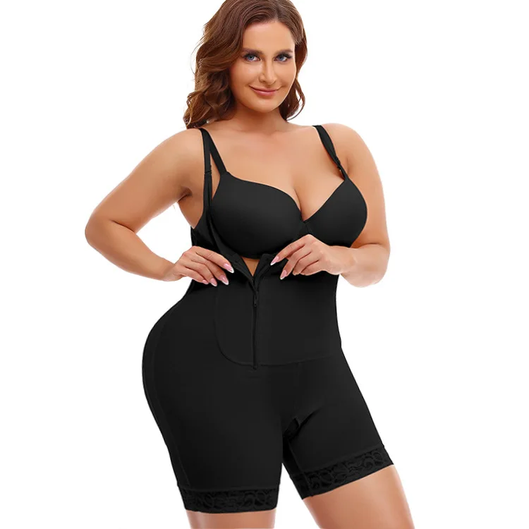 

Explosive European and American one-piece waist and hip lift tight body fat woman plus size shapewear
