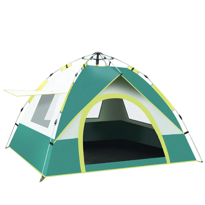 

Breathable waterproof cushion automatically open green blue Outdoor camping tent