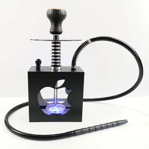 Image of Dubai narguile wholesale acrylic shisha apple chicha led hookah al fakher hookah