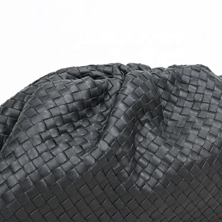 

Chic large cloud style weave clutch bags luxury brand fashion lambskin handbags ladies hand woven women purse brand wholesale