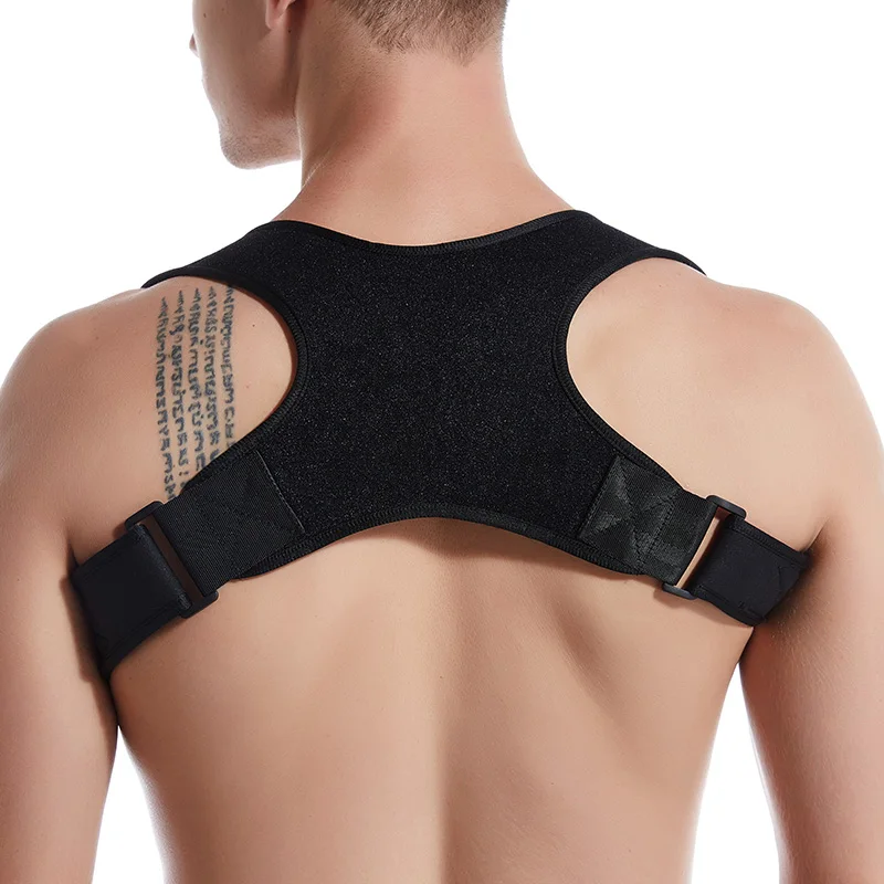 

Custom Logo Size Adjustable Lumbar Back Brace Posture Corrector for men women for Improve Posture Provide and Back Pain Relief, Black or according your demand