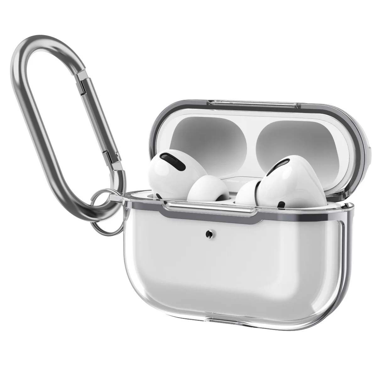 

For airpods 3 case TPU+PC electroplated earphone sleeve, suitable for airpod case with key chain 19 colors for 1 2 3 Pro