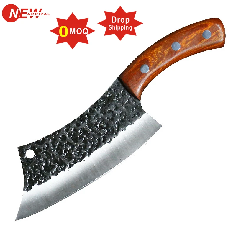 

Durable Super Sharp 6 inch Handmade Carbon Steel Thickness 4 mm Boning Leather Pocket Hunting Camping Knife with Cover Sheath