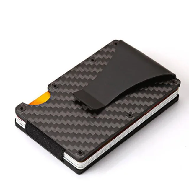 

Small MOQ Custom Unisex Portable Carbon Fiber Ladies Wallets