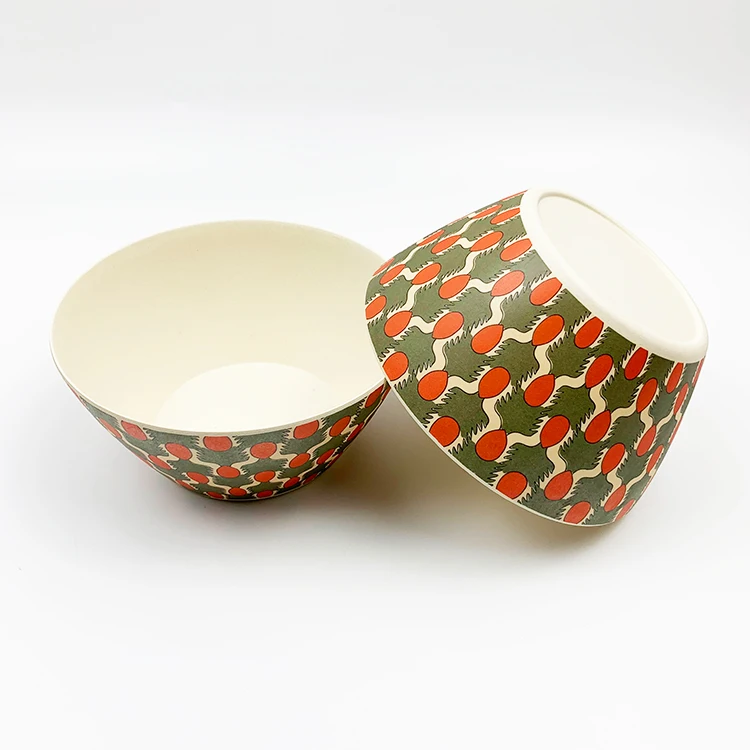 

Wholesale cheap reusable melamine bowl bio bamboo fiber bowl for salad