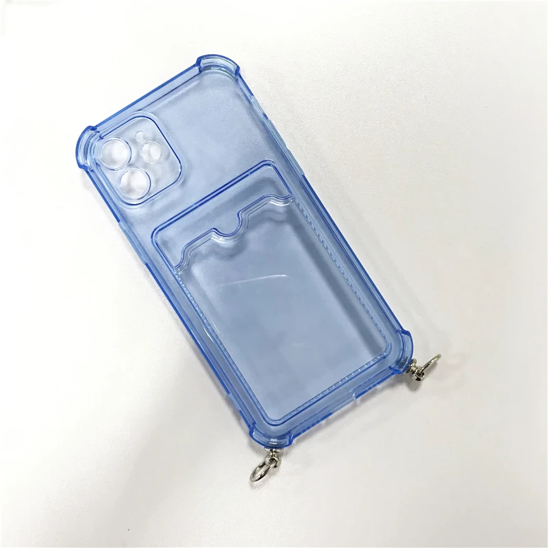 

Handy Seil For iphone necklace phone strap cord chain charm hook case with card holder for iphone 12 pro max Handycase