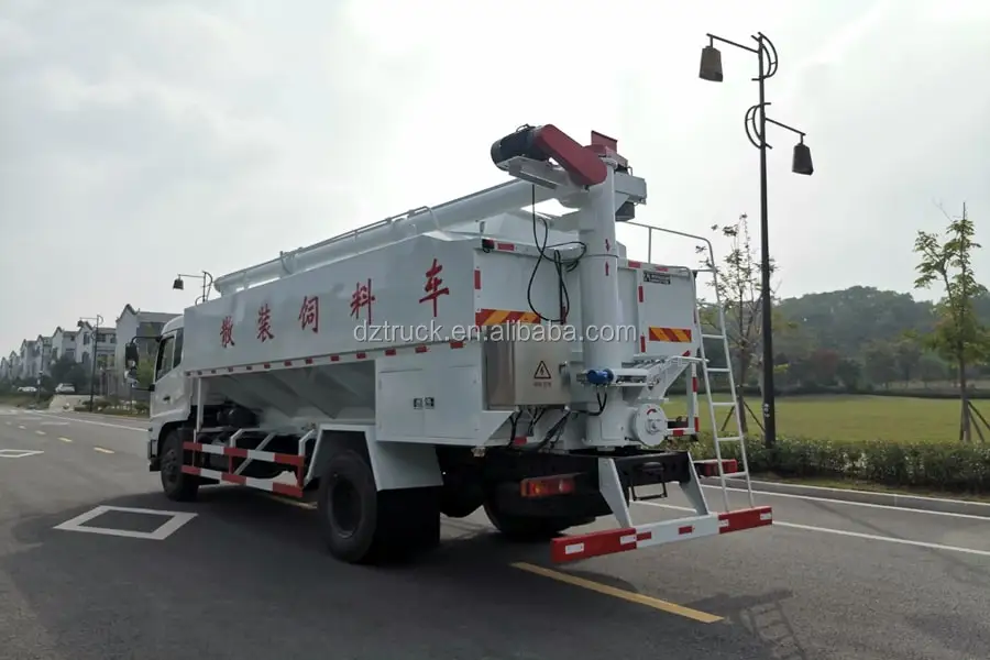 20m3 Dongfeng 4x2 Bulk Feed Truck/ 10 Ton Bulk Feed Transport Truck ...