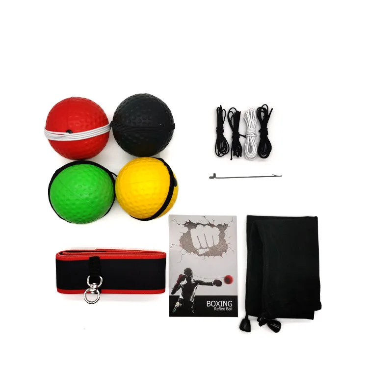 
Sports Hand Eye Coordination Training Magic Ball Reaction Speed Reflex Ball with Headband 