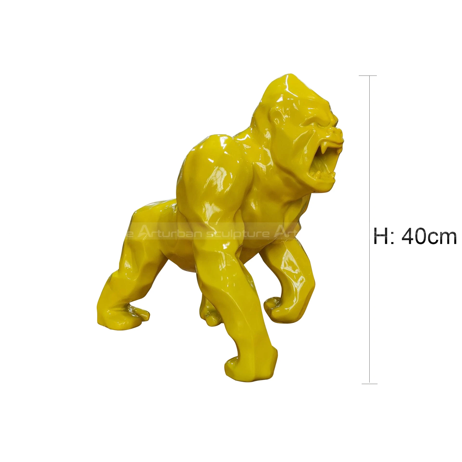 

tabletop resin ornaments handicrafts home decorations art animals king Kong gorilla sculpture