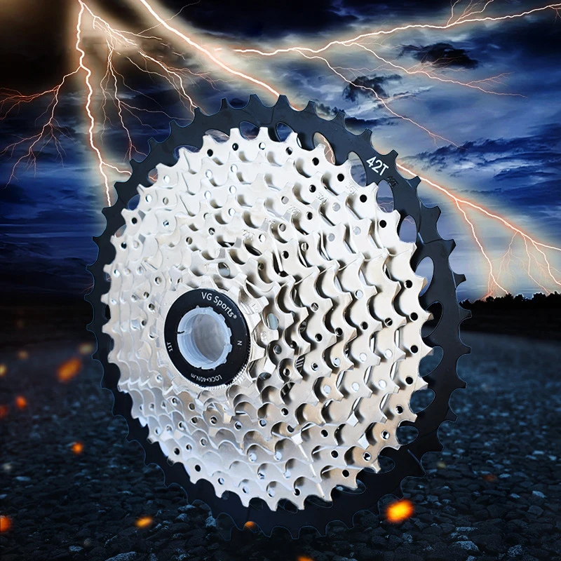 

8/9/10/11/12 speed Cycling Cassette light weight best-selling cross-border mountain road bike flywheel, Silver