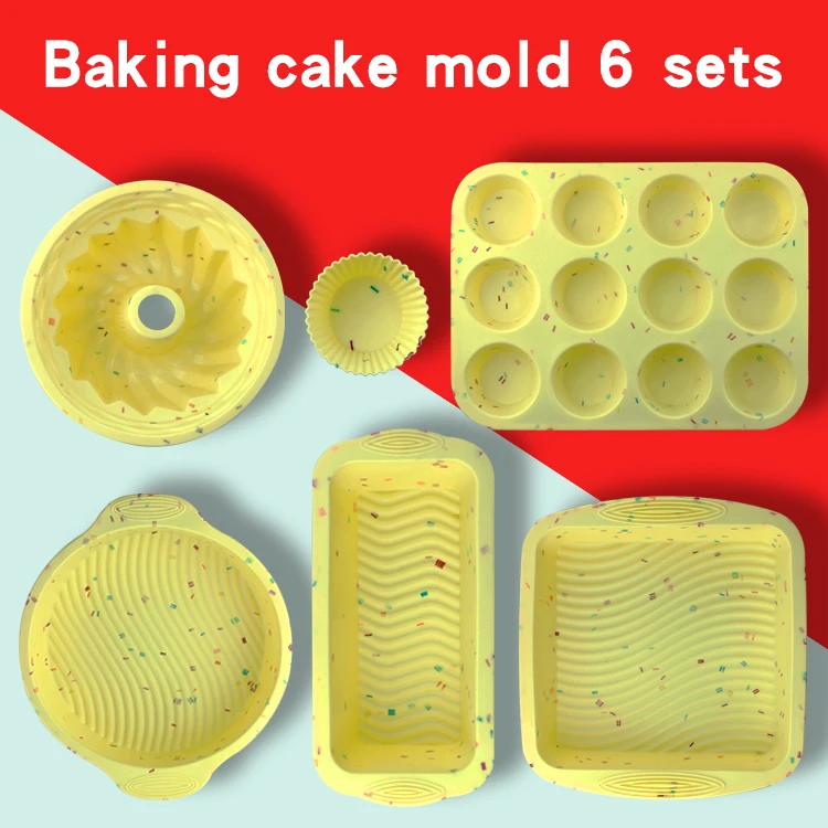 

RTS Baking Cake Mold Silicone Cake Tray And Chiffon Cake Tools