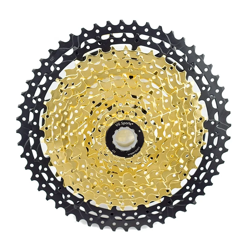 

VG Sports 11 Speed 11-52T Bicycle Cassette Freewheel for MTB Mountain Bike Parts, Gold