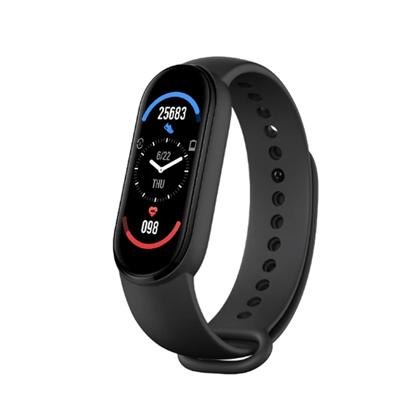 

L219 fitness tracker pulsera m4 banda smart m3 id115 plus bracelet watch m6 band inteligente fit sport wrist health m 4 6, Black red blue