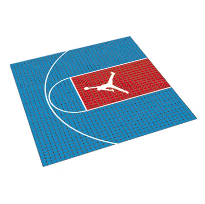 

DIY backyard basketball court pp sport court modular flooring tiles