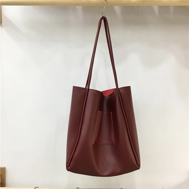

EG548 New casual tote retro shoulder large-capacity ladies fashion leather bags handbag for woman 2022