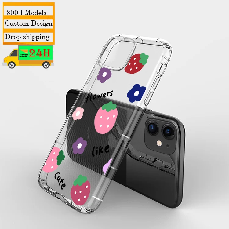 

Factory Wholesale Price Custom Phone Cases Clear Silicone Soft Mobile Phone Covers for iPhone 11/11pro/11promax/12/12 pro