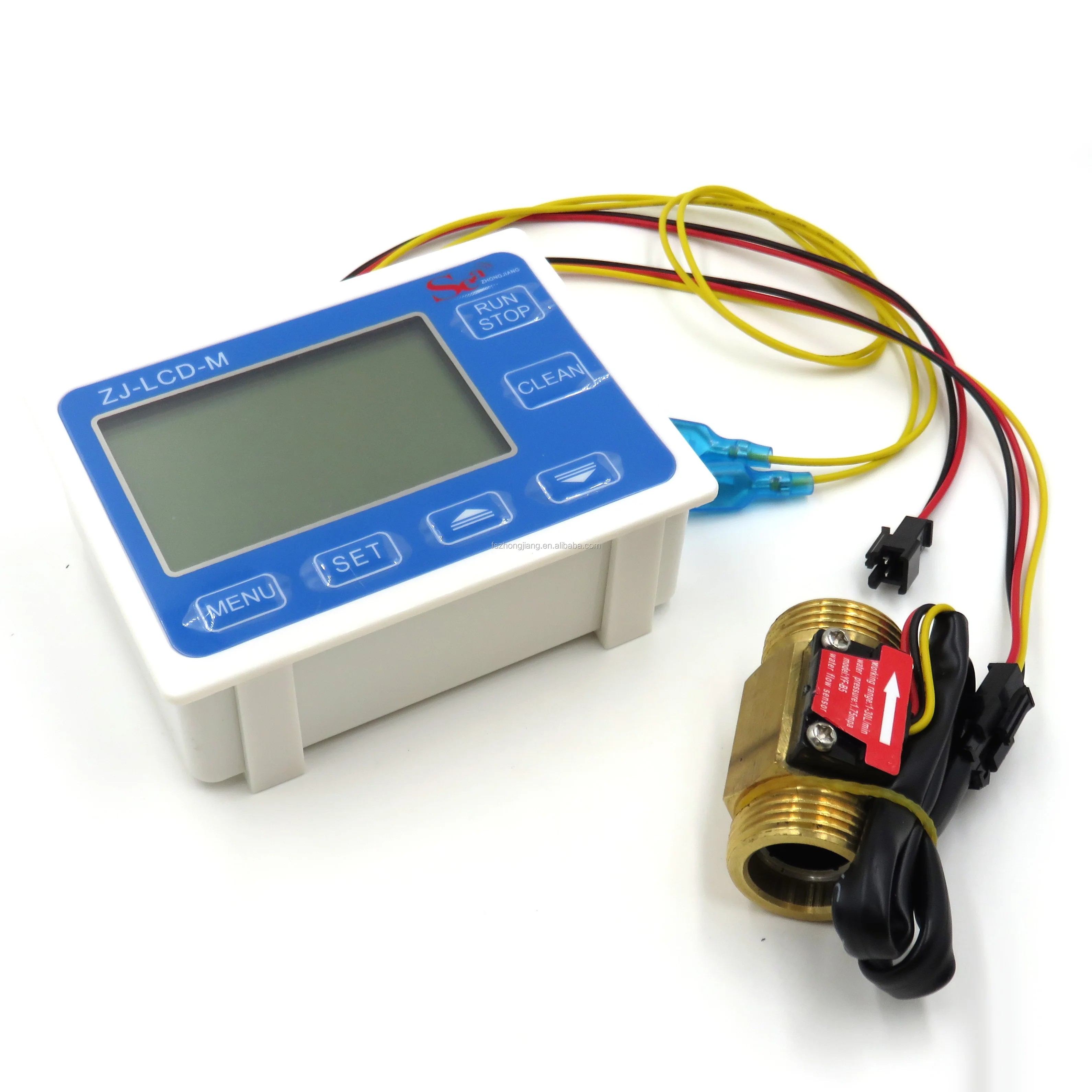 Flow Quantitative Lcd Digital Display Flowmeter Flow Controller Liquid ...