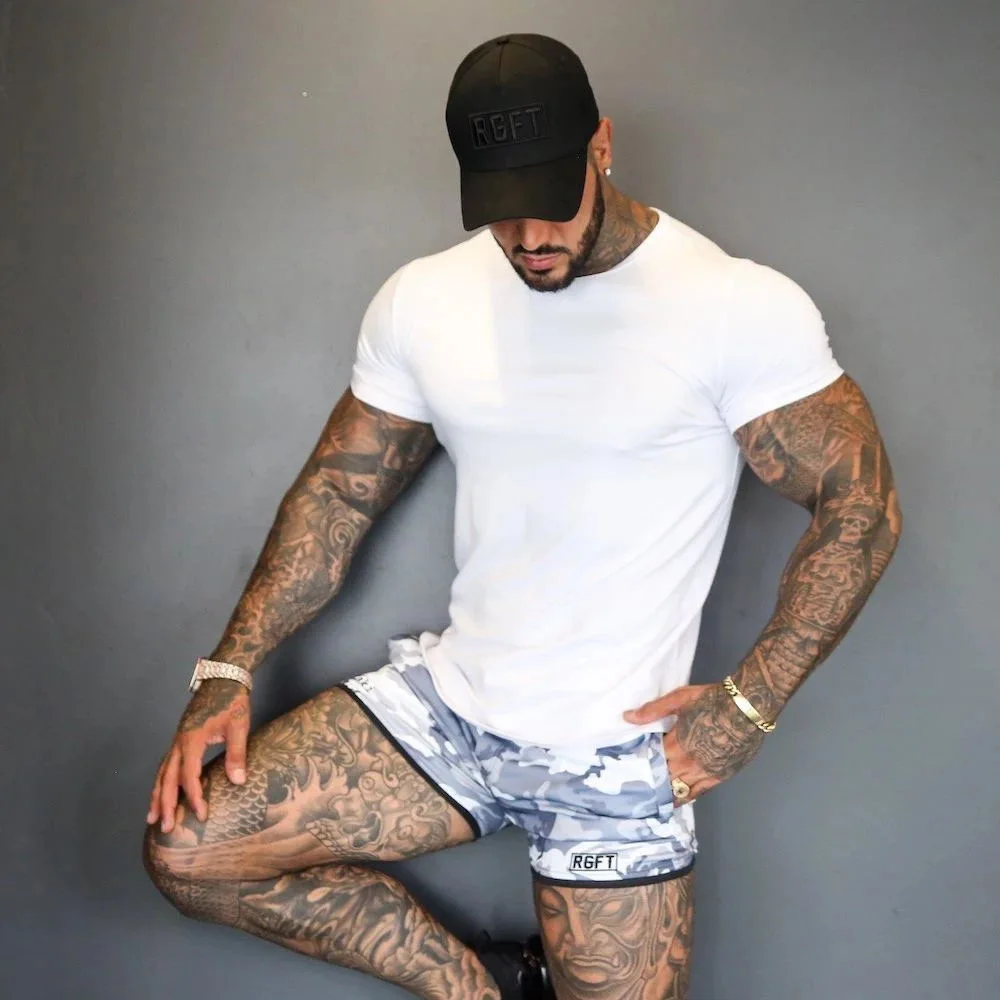 

2020 Popular fashion brand summer solid sports leisure round neck short sleeve men's outdoor T-shirt
