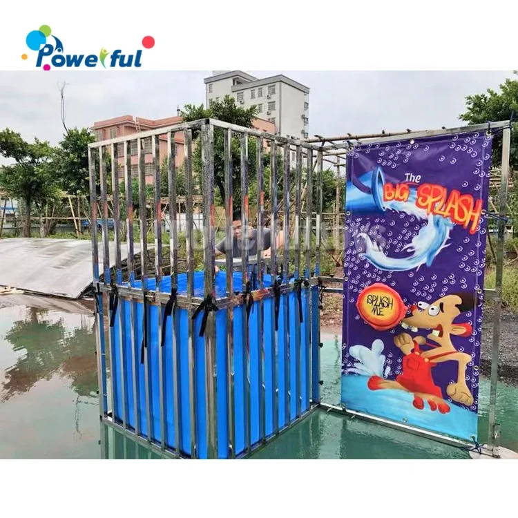 New Adult Water Games PVC dunk tank Water Park Dunking Machine| Alibaba.com