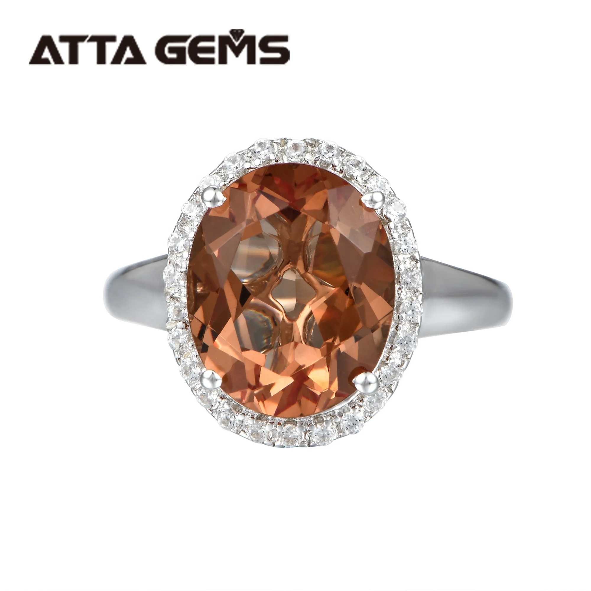 ATTA 925 Turkish Stone Zultanite Diaspore Sterling Silver Ring Price Zultanite Color Changing Jewelry Supplies